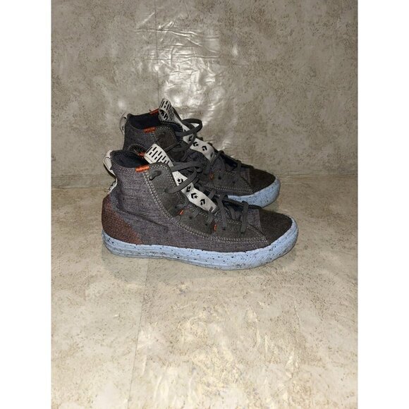 Converse Chuck Taylor All Star Crater High Charcoal Unisex Men Size 6 Women’s 8 - Picture 2 of 7